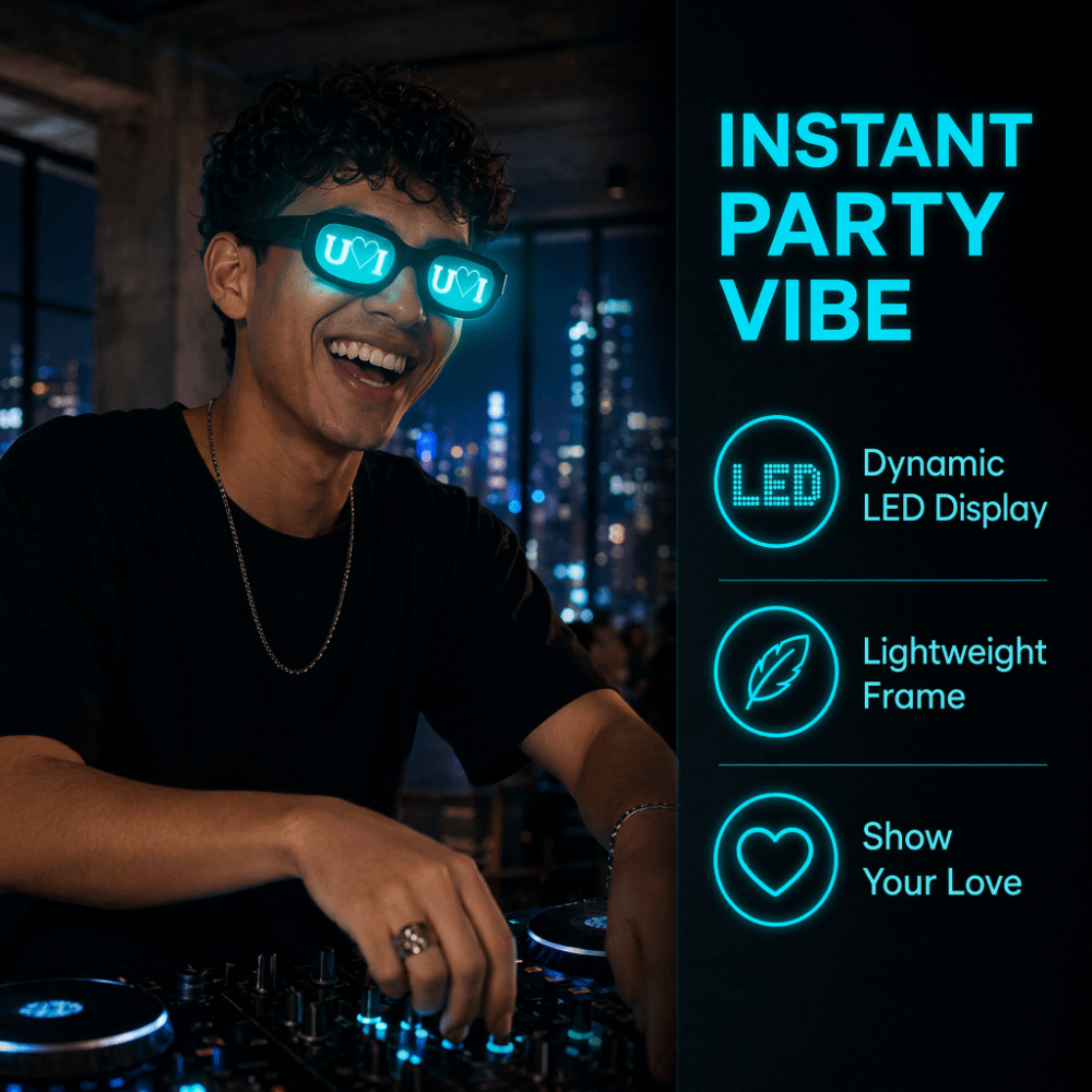 Special Effect LED Glasses Glo - Glow In The Dark Party Glasses recension och pris