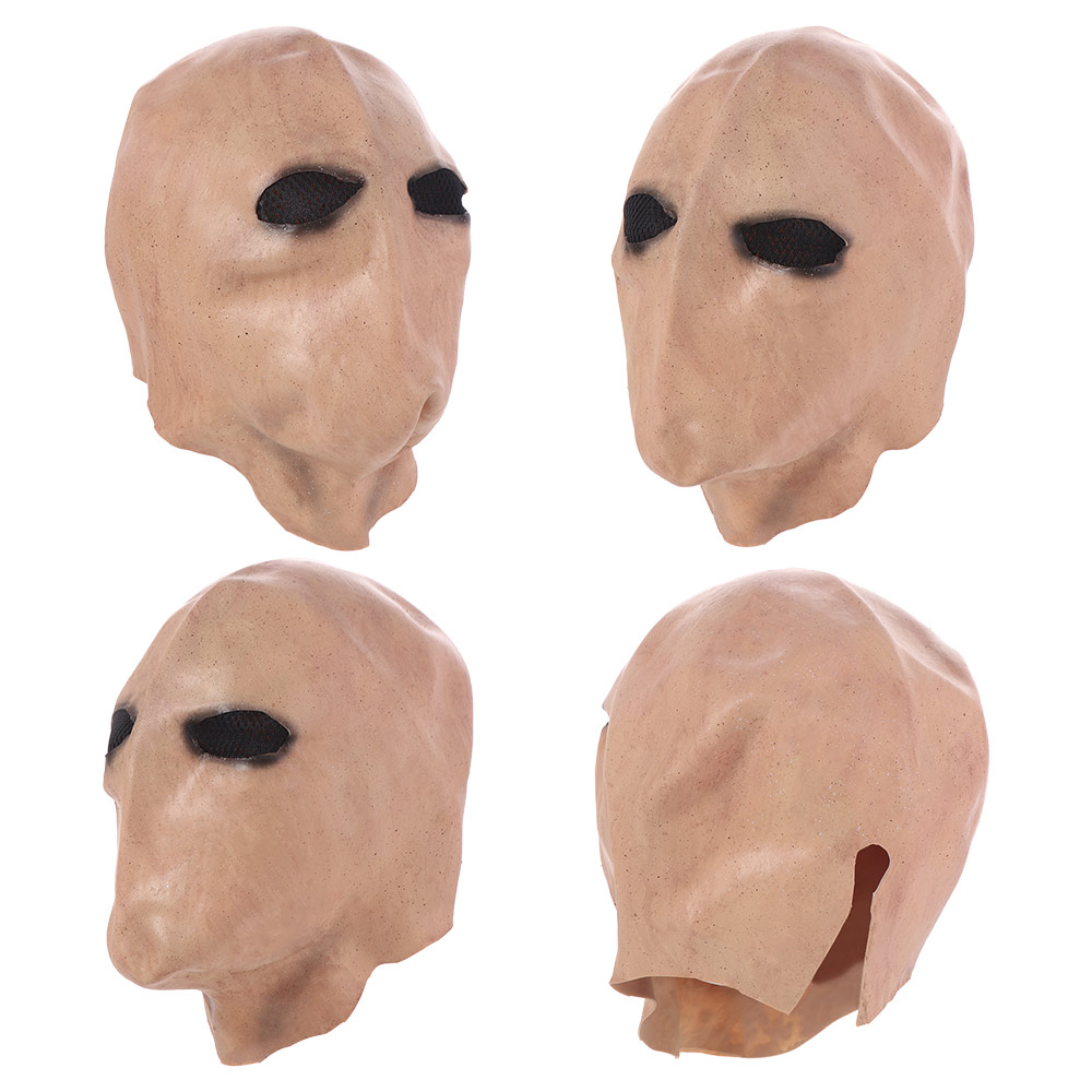 Faceless Man Halloween Slender - Latex Alien Mask Realistic recension och pris