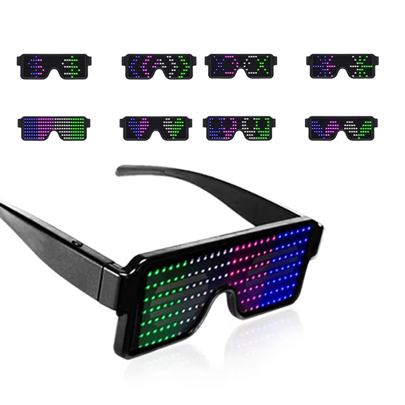 LED Glasses Light Up Dynamic P - Glow In The Dark Party Glasses recension och pris