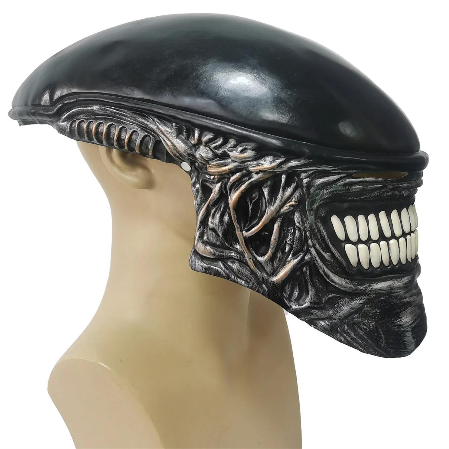Scrary Masks Alien Predator La - Latex Alien Mask Realistic recension och pris