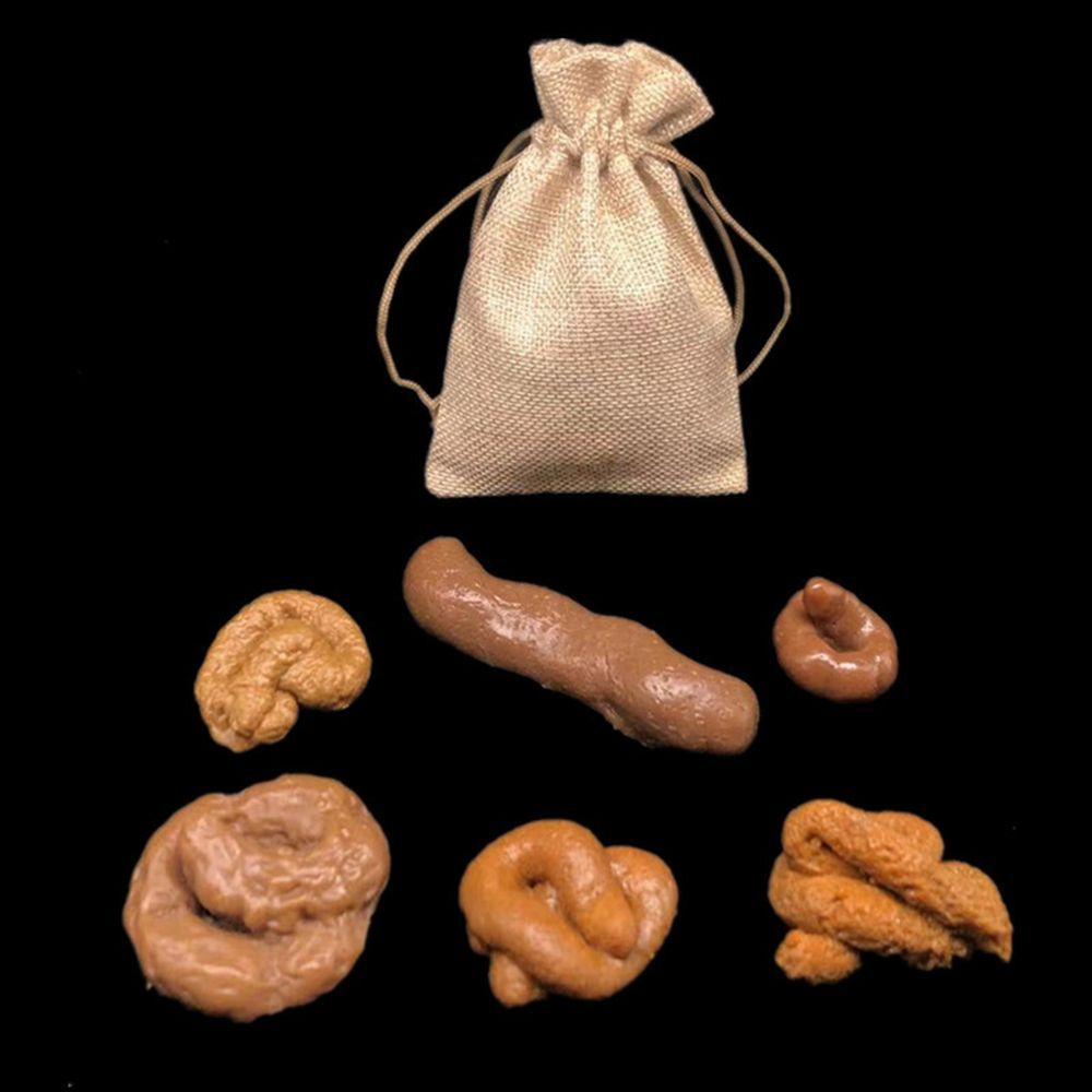 6Pcs Joke Tricky  Antistress G - Fake Poop Gag Gift recension och pris