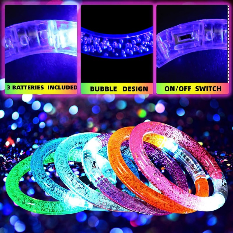 1-100PCS Halloween LED Acrylic - Glow In The Dark Party Glasses recension och pris