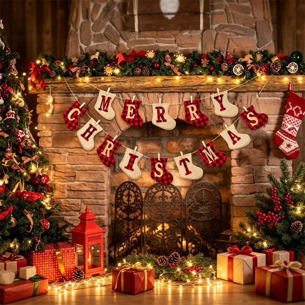Sock-shaped Christmas Hanging  - Party Supplies recension och pris